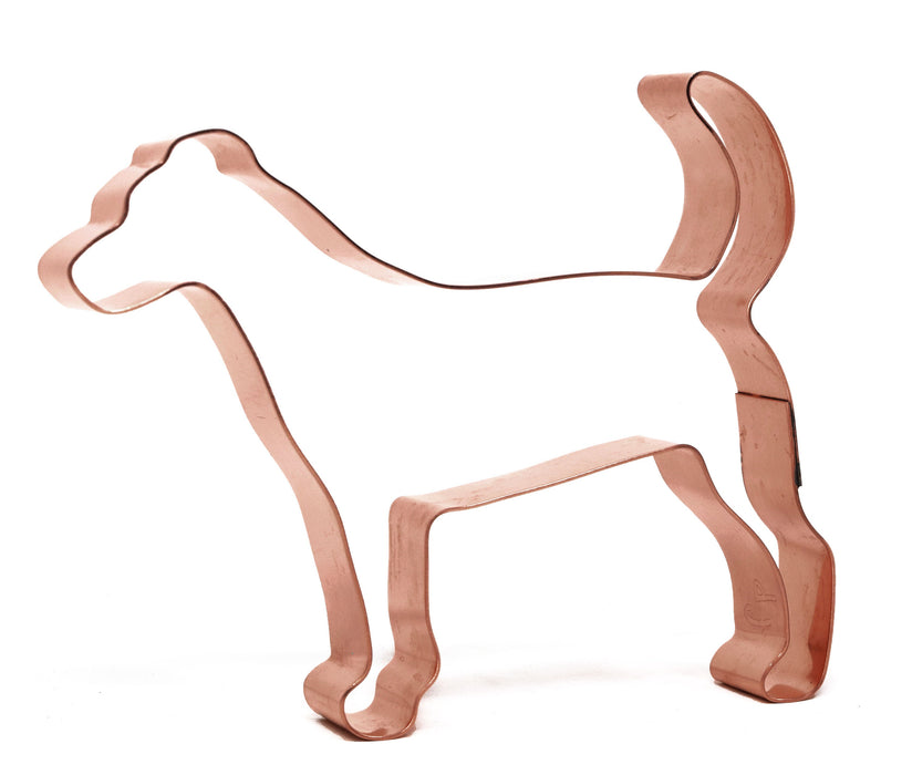 No. 1 Danish-Swedish Farmdog Copper Dog Breed Cookie Cutter 4.5 X 3.5 inches - Handcrafted by The Fussy Pup