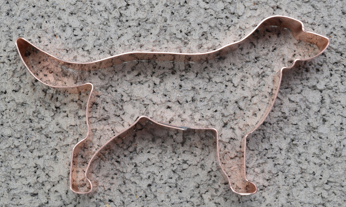 No. 1 Deutscher Watchtelhund Copper Dog Breed Cookie Cutter 4.75 X 2.75 inches - Handcrafted by The Fussy Pup