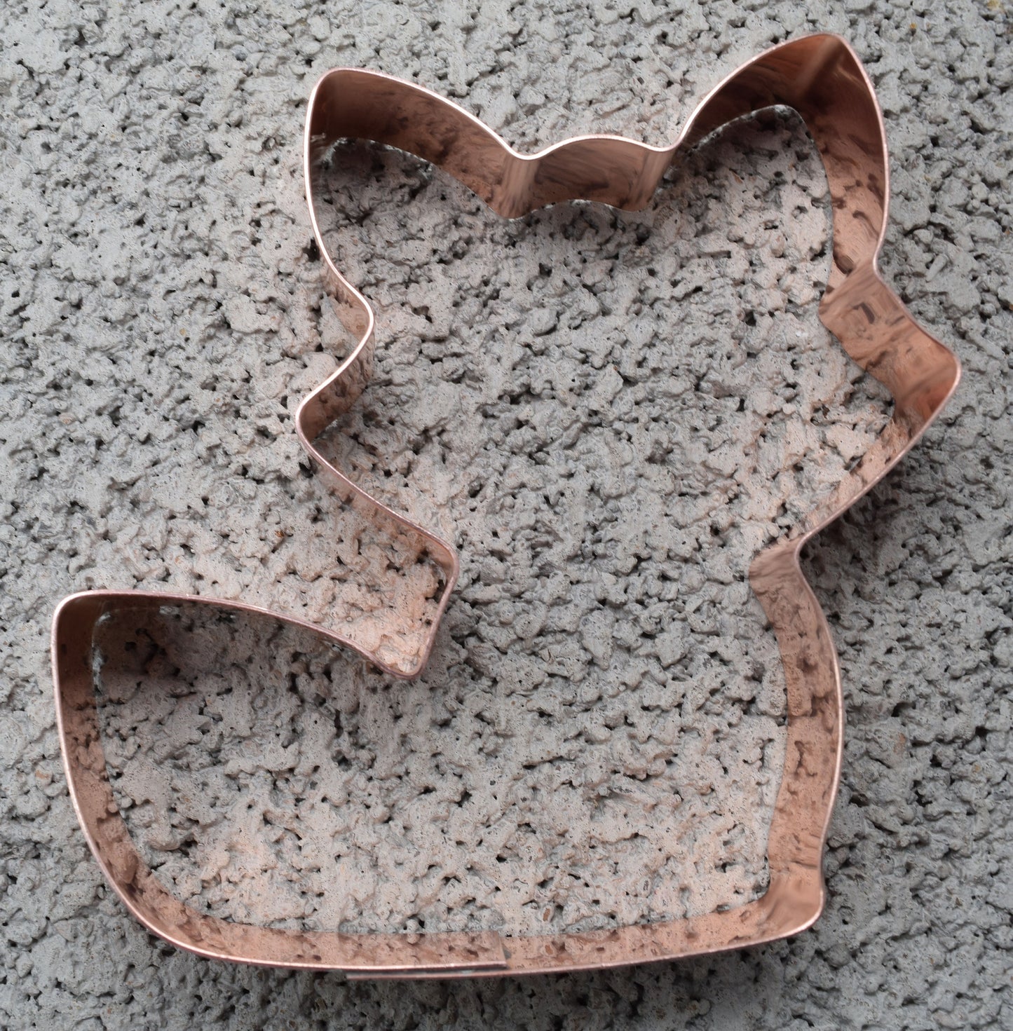 Cute Fox Animal Cookie Cutter 3.74 x 4 x 0.75 inches - Handcrafted Copper Cookie Cutter by The Fussy Pup