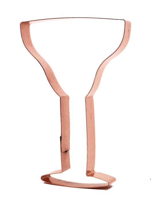 Copper Margarita Glass Cookie Cutter, 3.5 x 5.25 Inches