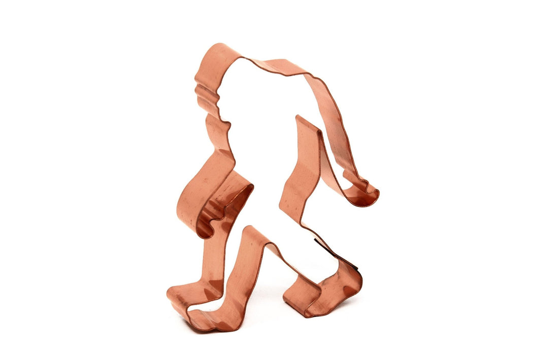 4 inch Walking Sasquatch Cookie Cutter 4 x 2.75 inches - Handcrafted Copper Cookie Cutter by The Fussy Pup - The Fussy Pup - Cookie Cutter
