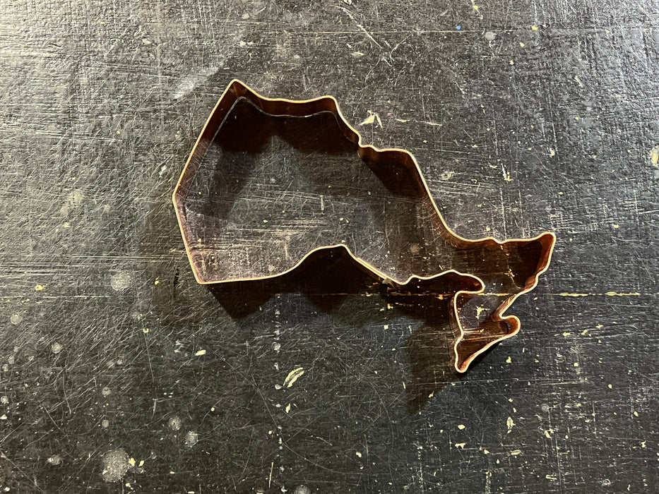 Province of Ontario Canada Cookie Cutter - Handcrafted Copper Cookie Cutter by The Fussy Pup