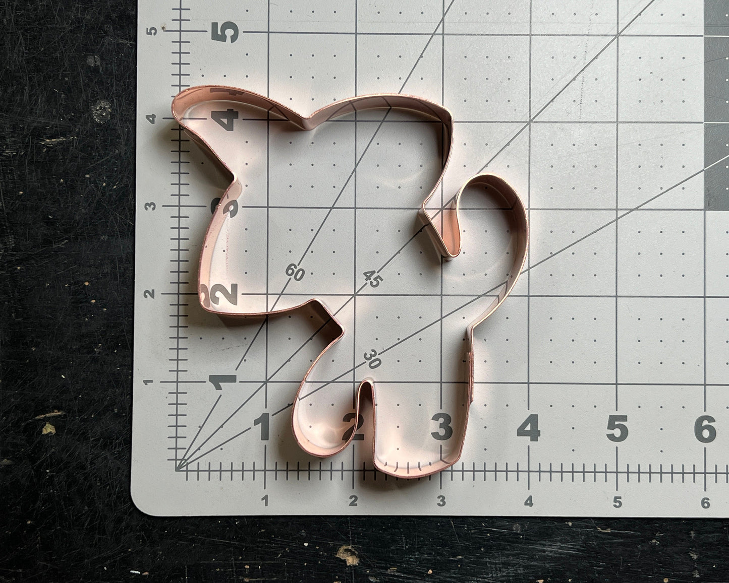 Cactus with Sombrero Cookie Cutter, Handcrafted Copper by The Fussy Pup, 4 x 4.25 Inches