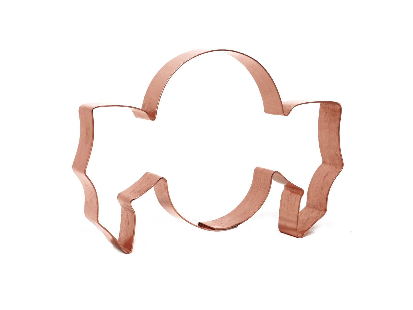 Chunky Spider Halloween Cookie Cutter, 5 x 3.25 inches, Handcrafted Copper by The Fussy Pup