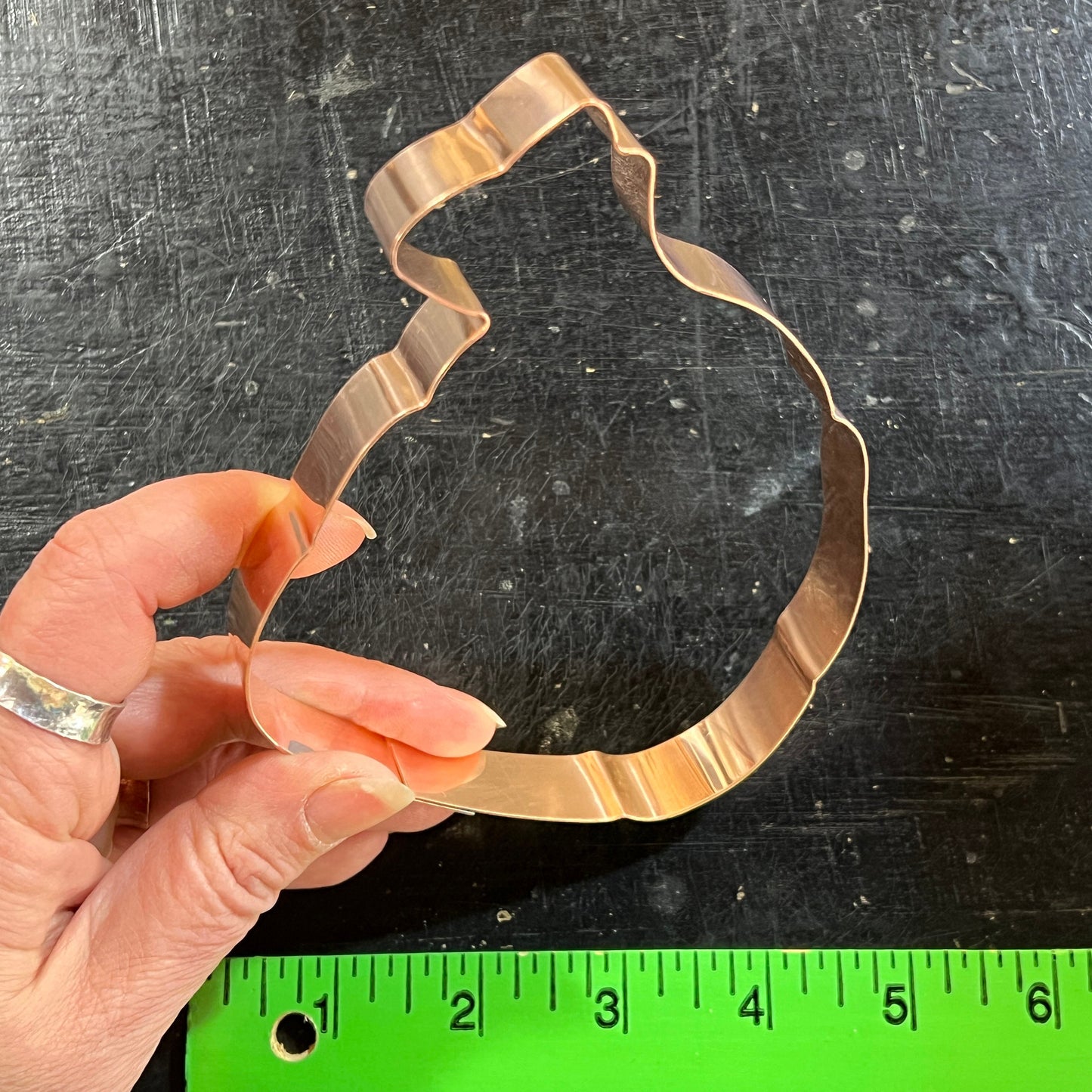 Cookie Cutter for Holiday Baking - Santa's Toy Sack or Goldfish Bag, 4.25 x 4.75 inches, Handcrafted Copper by The Fussy Pup