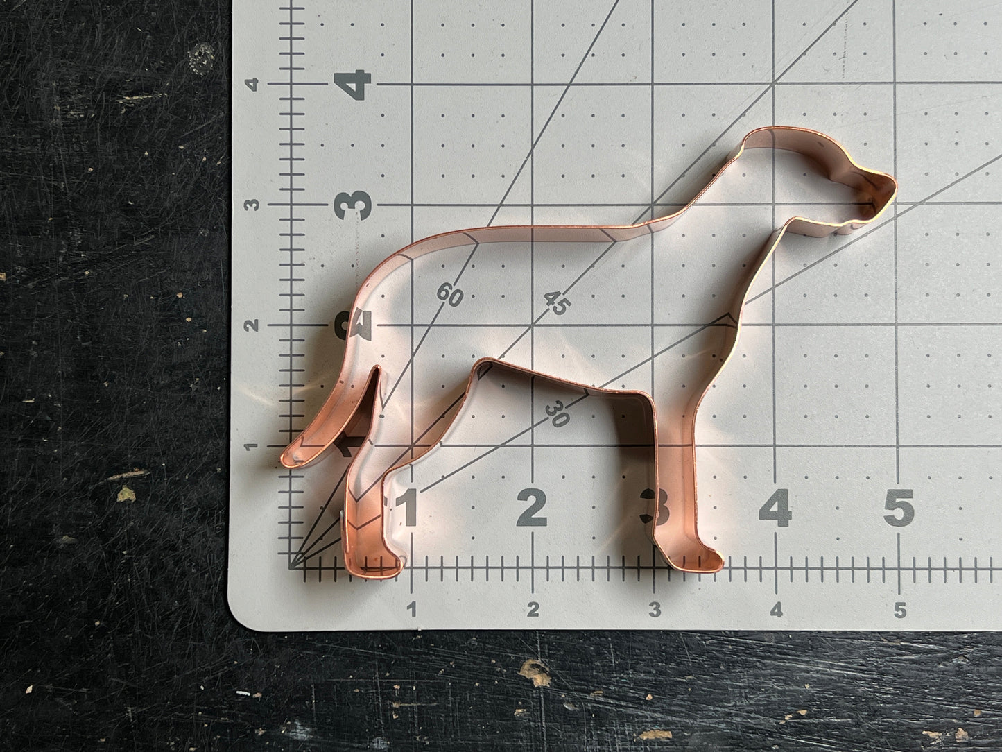 No. 1 Dalmatian Dog Breed Cookie Cutter 4.75 x 3.5 inches - Handcrafted Copper Cookie Cutter by The Fussy Pup