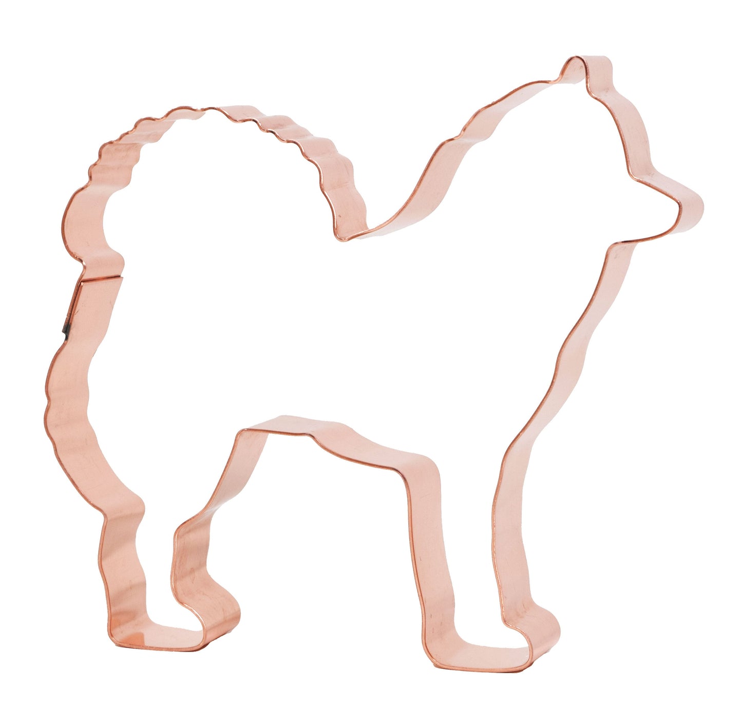 Eurasier Dog Cookie Cutter, 4 x 3.75 inches, Handcrafted Copper by The Fussy Pup