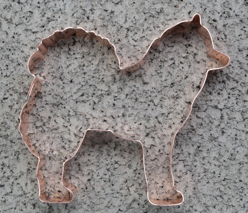 Eurasier Dog Cookie Cutter, 4 x 3.75 inches, Handcrafted Copper by The Fussy Pup