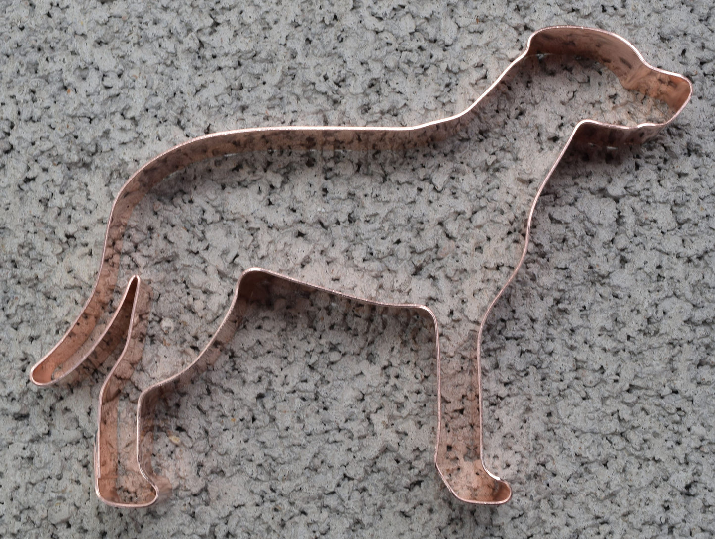 No. 1 Dalmatian Dog Breed Cookie Cutter 4.75 x 3.5 inches - Handcrafted Copper Cookie Cutter by The Fussy Pup