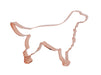 english  setter copper cookie cutter