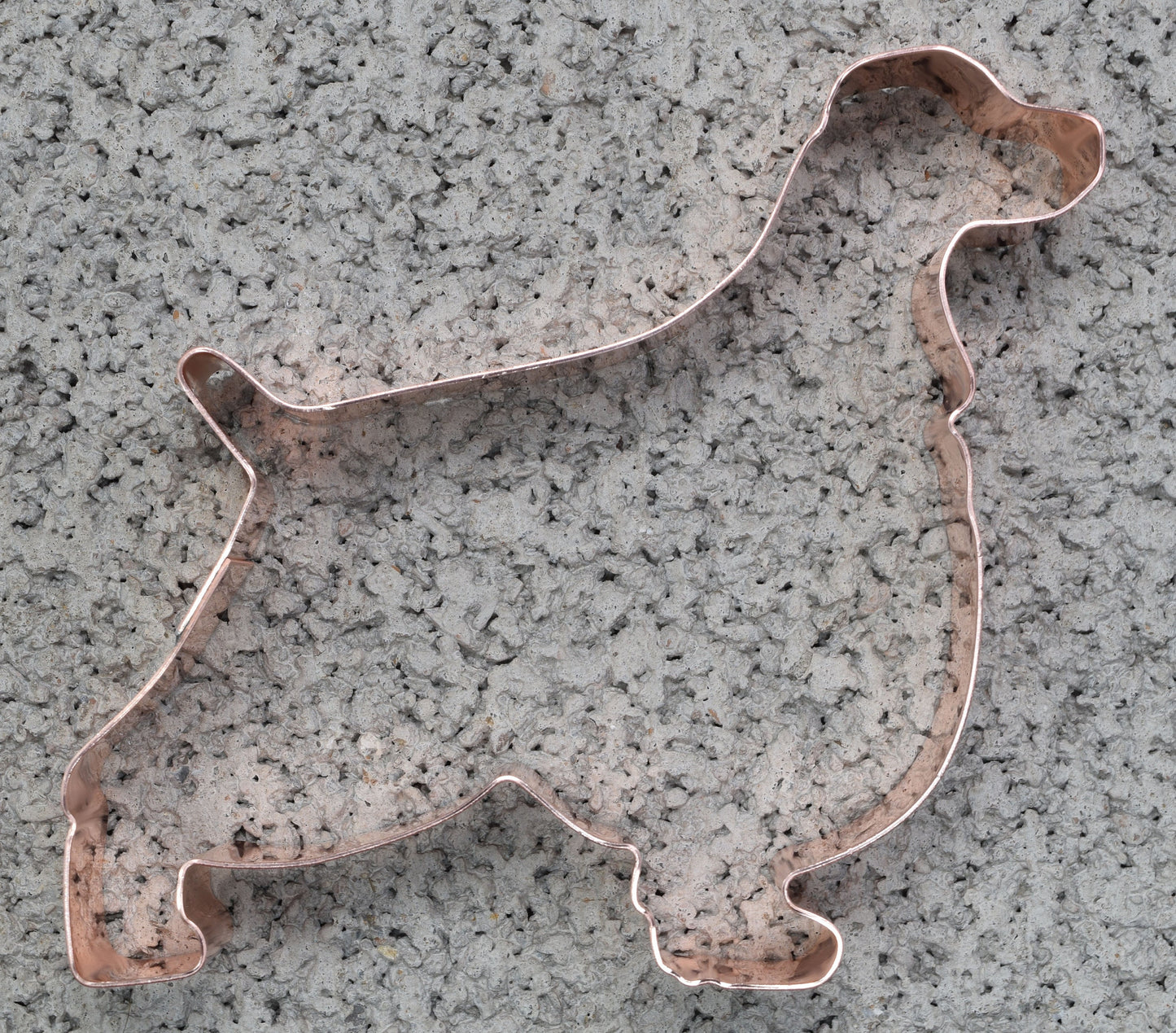 English Springer Spaniel Dog Cookie Cutter, 4.25 x 3.75 inches, Handcrafted Copper by The Fussy Pup