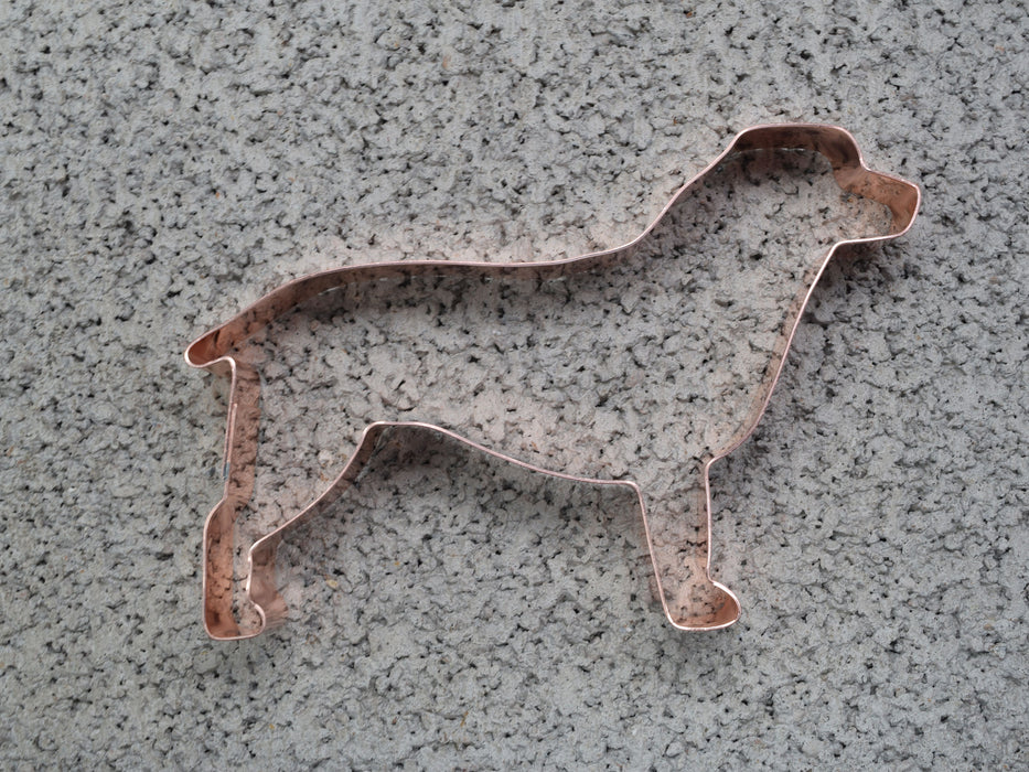 Entlebucher Mountain Dog Cookie Cutter, 4.75 x 3.25 inches, Handcrafted Copper by The Fussy Pup