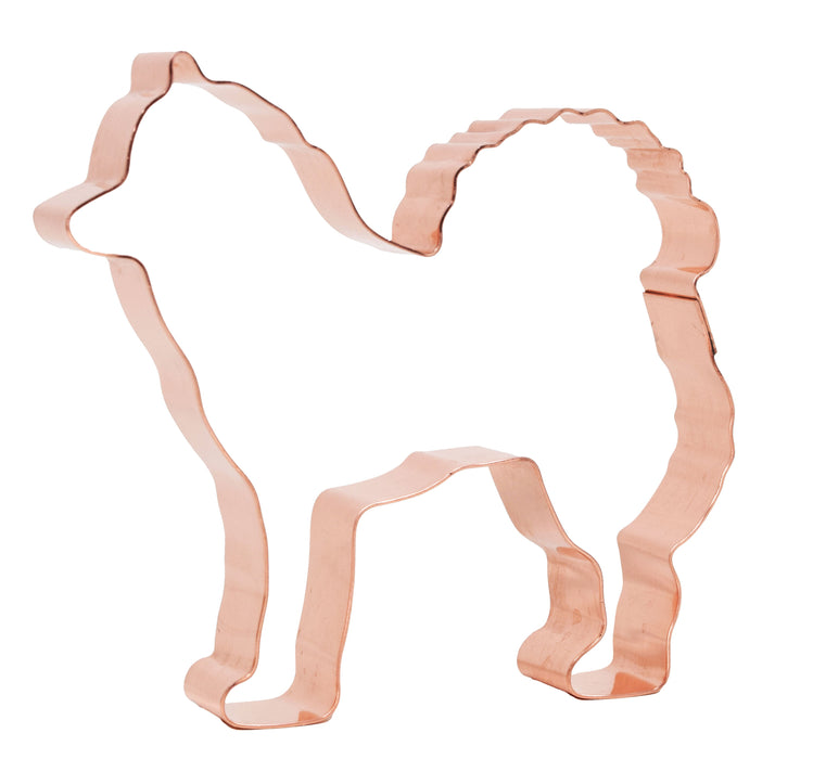 Eurasier Dog Cookie Cutter, 4 x 3.75 inches, Handcrafted Copper by The Fussy Pup