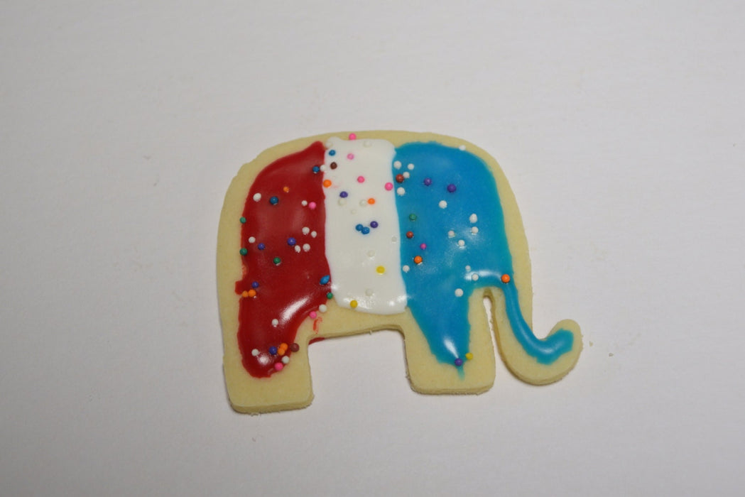 2 1/2" X 3" Republican Elephant ~ Copper Cookie Cutter - Handcrafted by The Fussy Pup