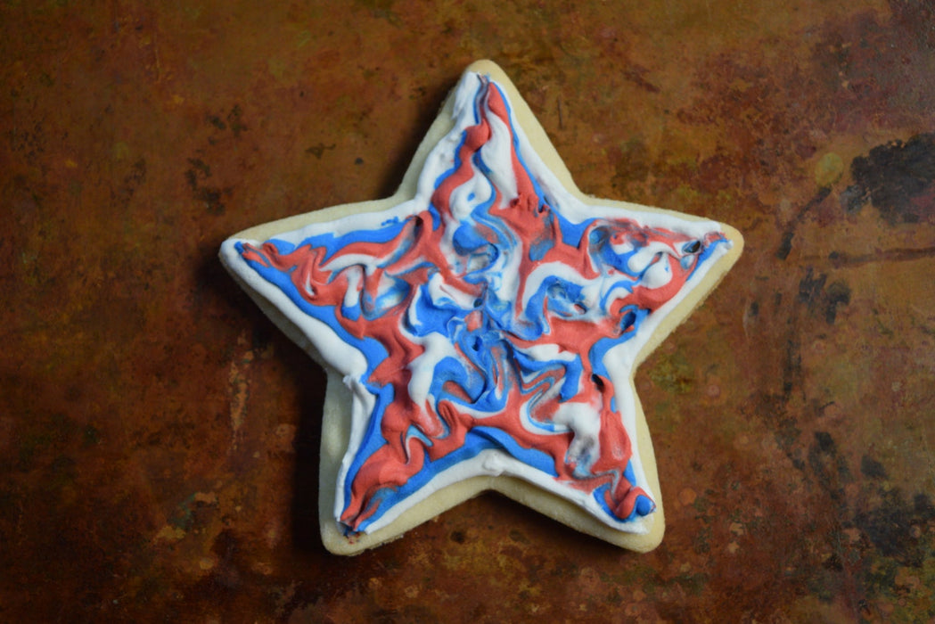 4 1/2" Patriotic Star ~ Made in the USA  ~ Handcrafted by The Fussy Pup