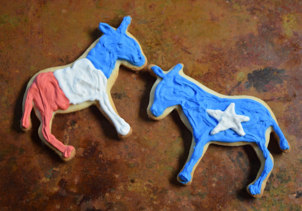 Democrat Donkey ~ Copper Cookie Cutter - Handcrafted by The Fussy Pup