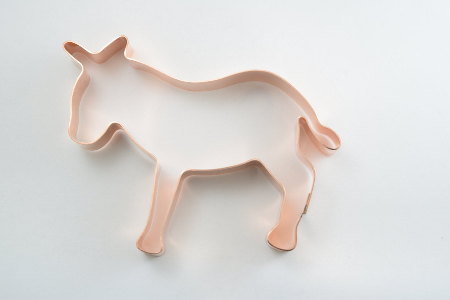 Democrat Donkey ~ Copper Cookie Cutter - Handcrafted by The Fussy Pup