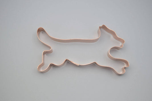 Agility Dog Copper Cookie Cutter - Handcrafted by The Fussy Pup