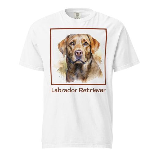 Labrador Retriever T-Shirt – Mens Watercolor Dog Illustration - The Fussy Pup - 