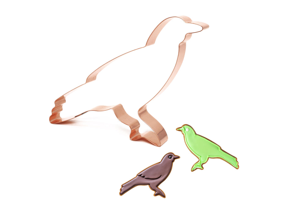 Large Crow Bird Cookie Cutter, 6 x 4.5 inches