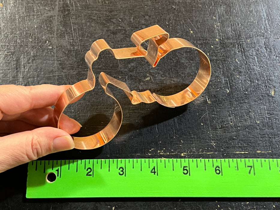 Mountain Bike Cookie Cutter, 5x3 inches