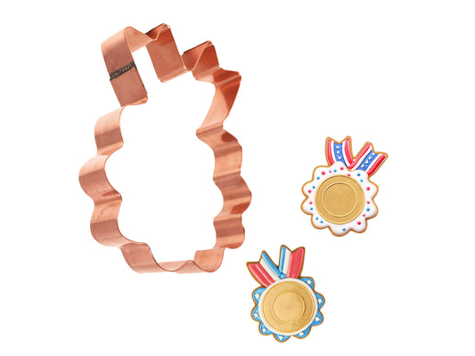 Olympic Medal Cookie Cutter, 3x4 inches