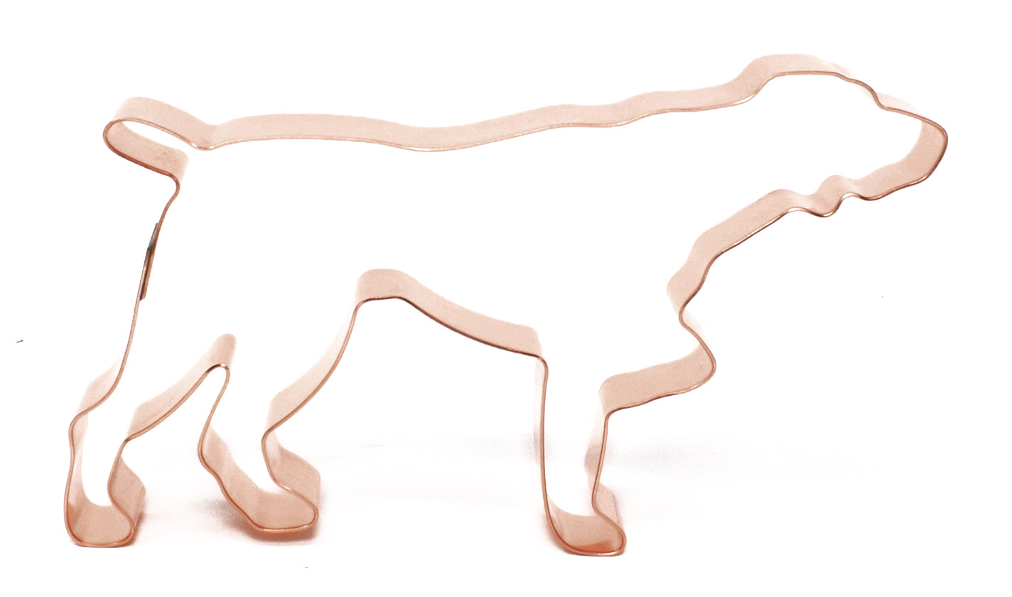 On Point Pointer Dog Breed Cookie Cutter  5.25 x 3 inches