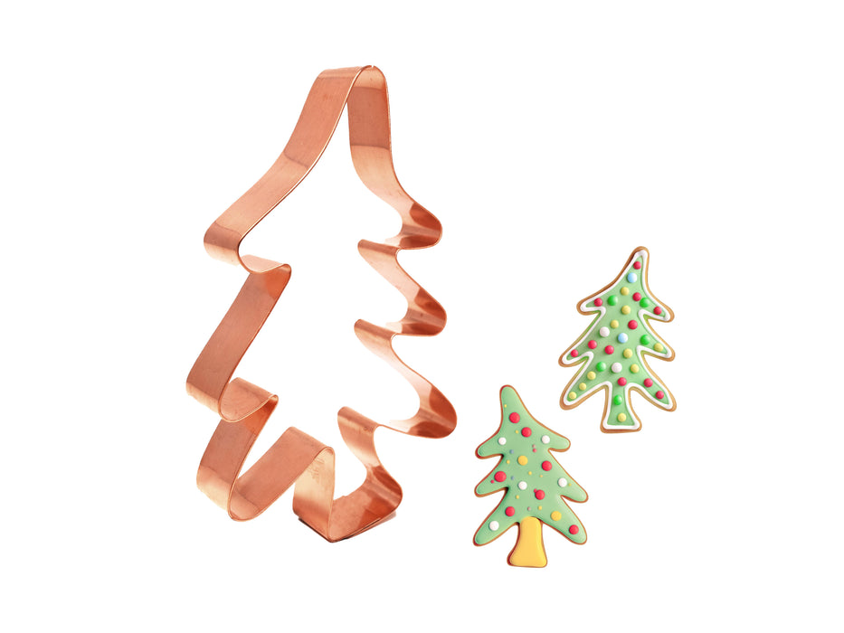 Primitive Christmas Tree Cookie Cutter, 5 x 3.25 inches