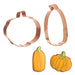 Mini Pumpkin Cookie Cutters - Handcrafted by The Fussy Pup - two small cookie cutters
