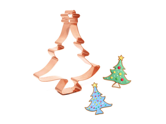 Small Christmas Tree with Star Cookie Cutter, 3.25 x 4 inches