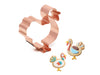 Small Turkey Thanksgiving Cookie Cutter, 2.5 inches - The Fussy Pup - Cookie Cutter