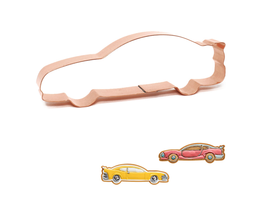 Sporty Coupe Car Cookie Cutter 6 X 2 inches