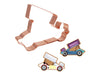 Sprint Car Cookie Cutter – Handcrafted Copper by The Fussy Pup - The Fussy Pup - Cookie Cutter