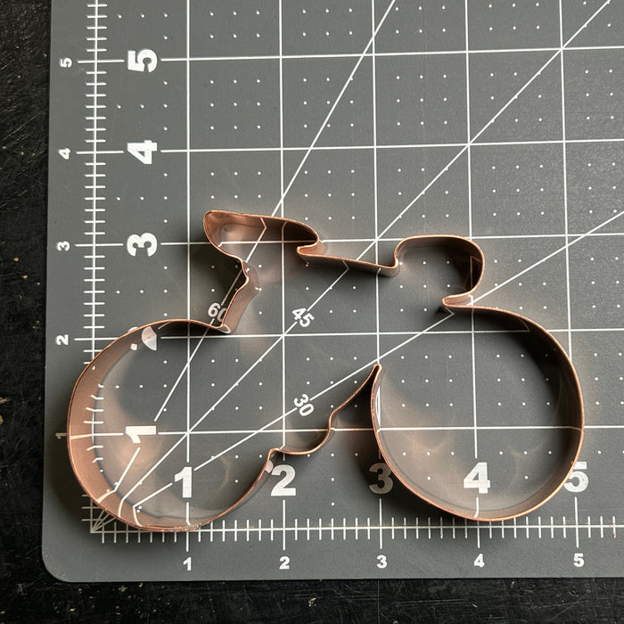 Track Bike Cookie Cutter, 5x3.25 inches