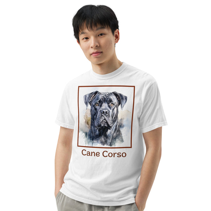 Cane Corso T-Shirt – Mens Watercolor Artistic Design - The Fussy Pup - 