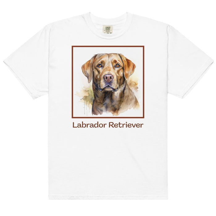 Labrador Retriever T-Shirt – Mens Watercolor Dog Illustration - The Fussy Pup - 