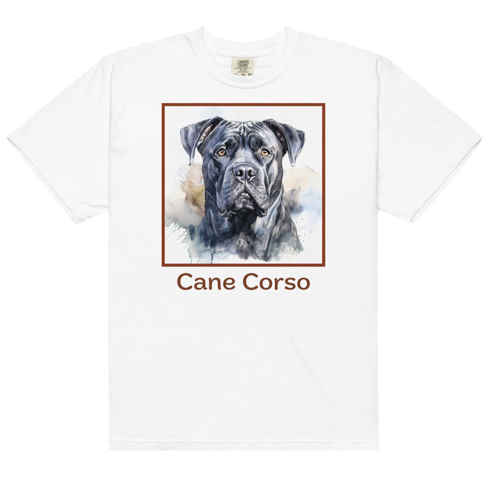 Cane Corso T-Shirt – Mens Watercolor Artistic Design - The Fussy Pup - 