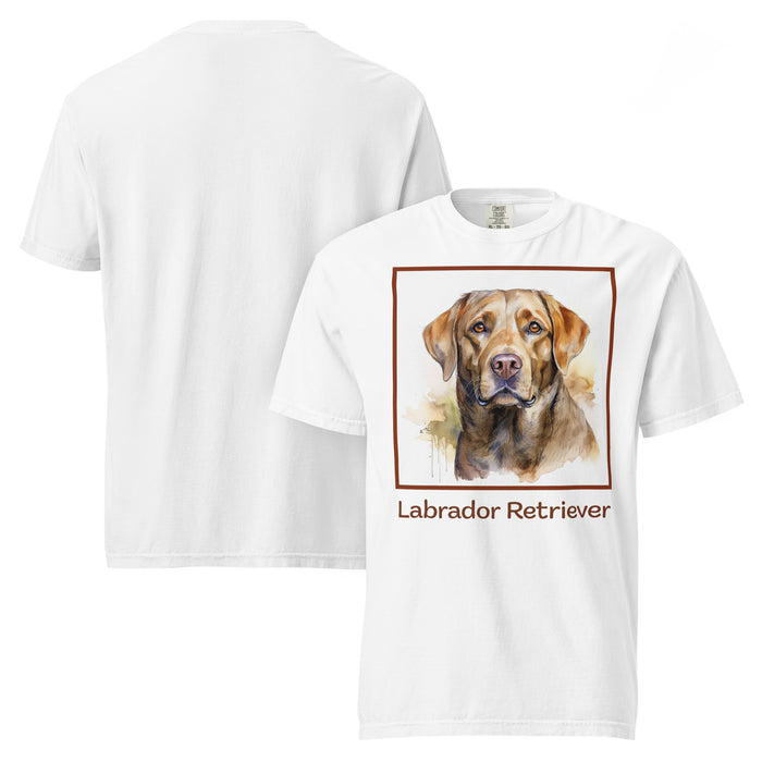 Labrador Retriever T-Shirt – Mens Watercolor Dog Illustration - The Fussy Pup - 