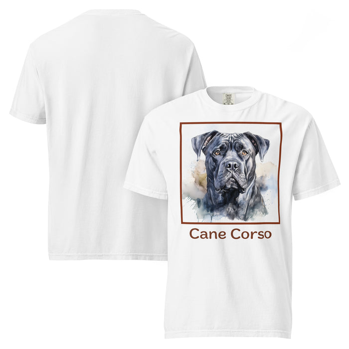 Cane Corso T-Shirt – Mens Watercolor Artistic Design - The Fussy Pup - 