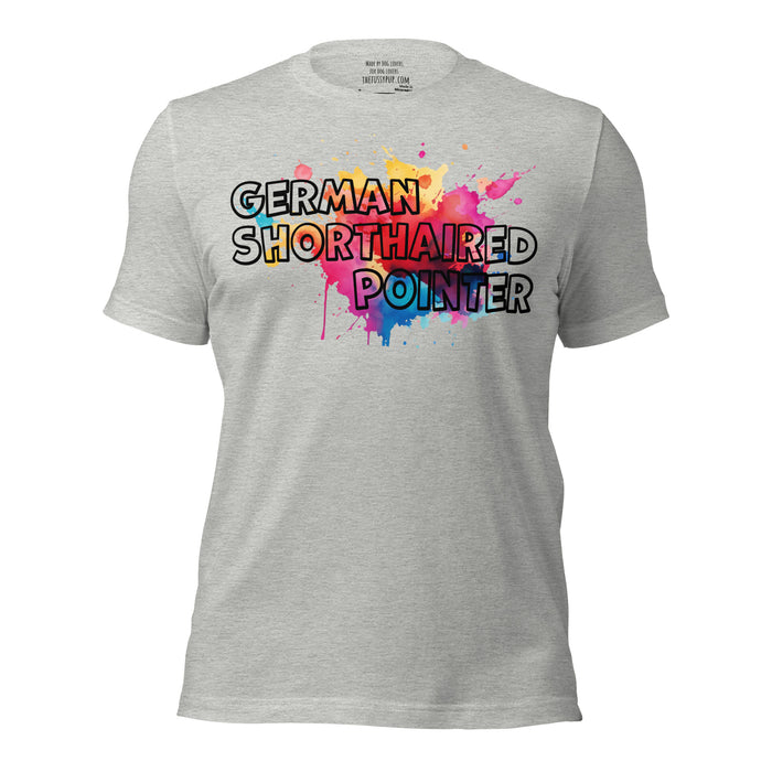 German Shorthaired Pointer T-Shirt – Splash Design - The Fussy Pup - 