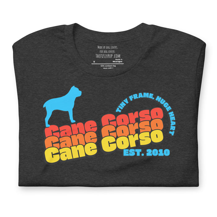 Retro Vibe Cane Corso t-shirt - The Fussy Pup - 