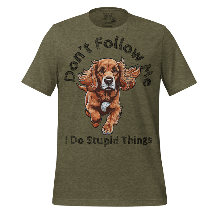 English Cocker Spaniel T-Shirt – Funny Gift for Dog Lovers & Cocker Fans - The Fussy Pup - 