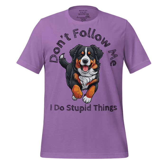 Bernese Mountain Dog T-Shirt – Stupid Things Humorous Dog Shirt - The Fussy Pup - 