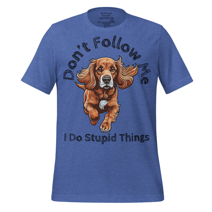 English Cocker Spaniel T-Shirt – Funny Gift for Dog Lovers & Cocker Fans - The Fussy Pup - 