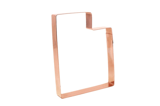 State of Utah ~ Copper Cookie Cutter - Handcrafted in the USA by The Fussy Pup 