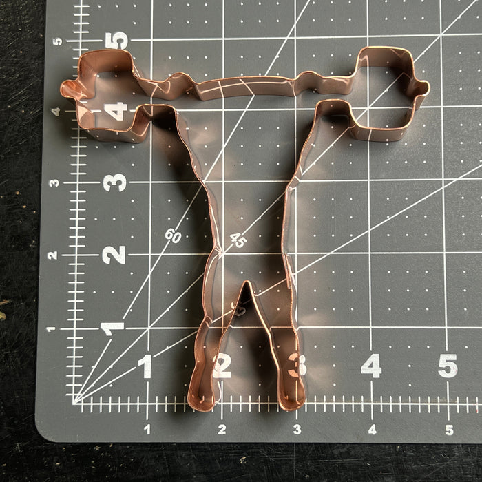 Weightlifter Cookie Cutter, 4.75 inches tall