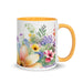 Pug Floral Coffee Mug – Watercolor Dog Design - The Fussy Pup - 