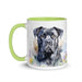 Cane Corso Floral Coffee Mug – Watercolor Dog Design - The Fussy Pup - 