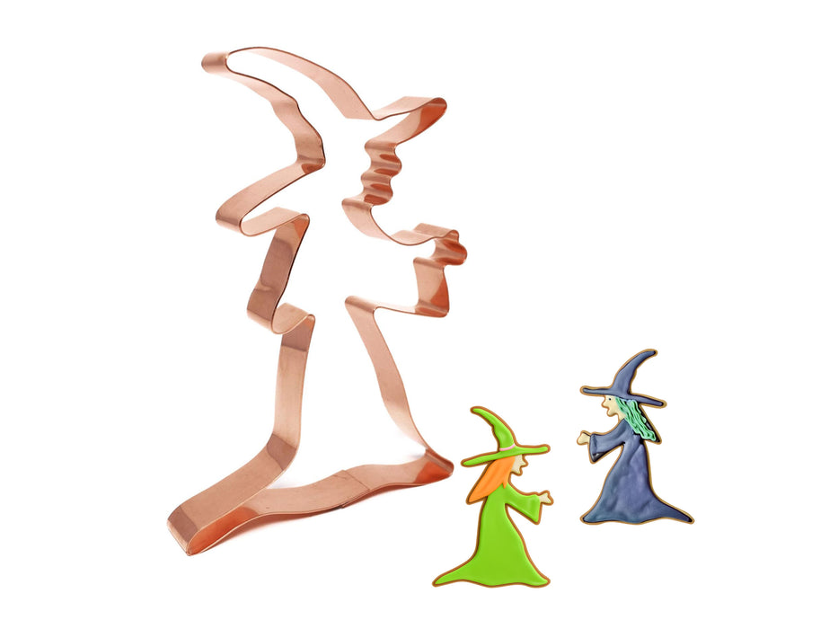 Big Wicked Witch Halloween Cookie Cutter, 4.25 x 6 inches