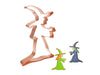 Big Wicked Witch Halloween Cookie Cutter, 4.25 x 6 inches 